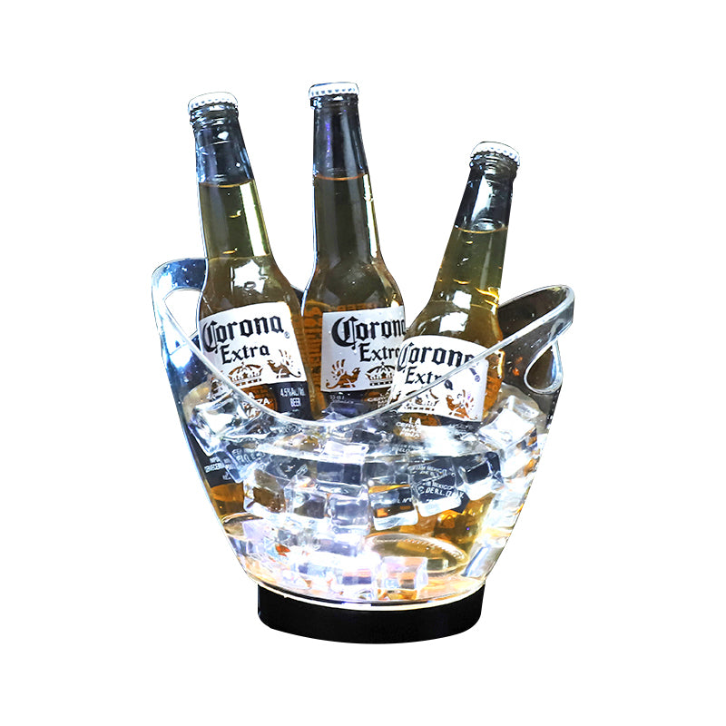 Transparent Acrylic Led Luminous Ice Bucket